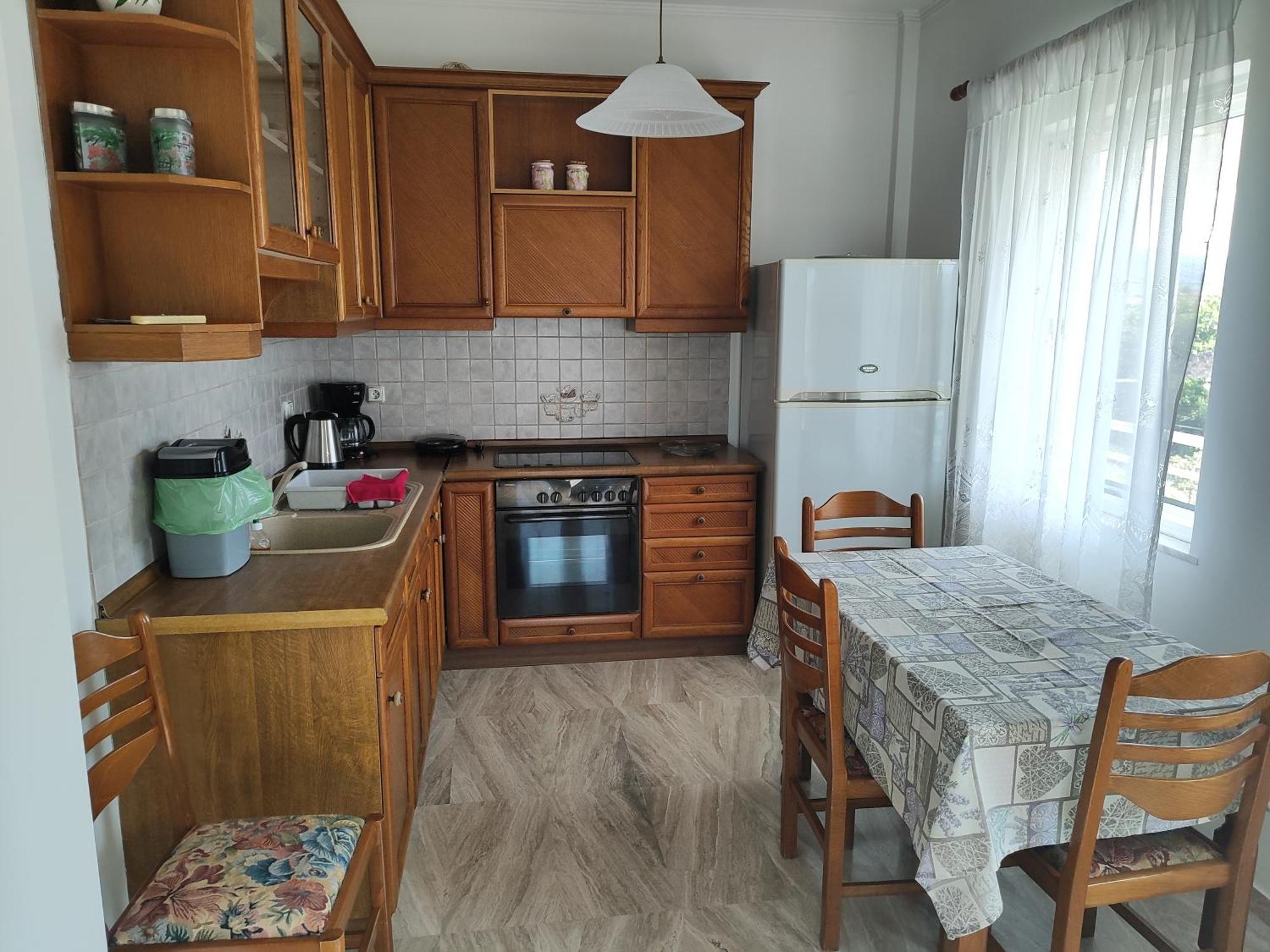 Holiday House With Sea View In Skala Polichnitos Skala Polichnitou Bagian luar foto