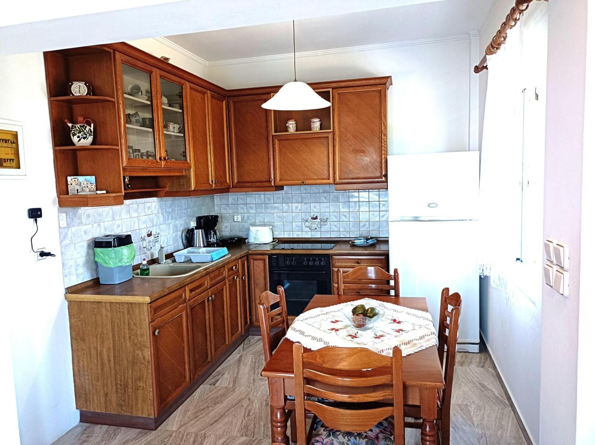 Holiday House With Sea View In Skala Polichnitos Skala Polichnitou Bagian luar foto